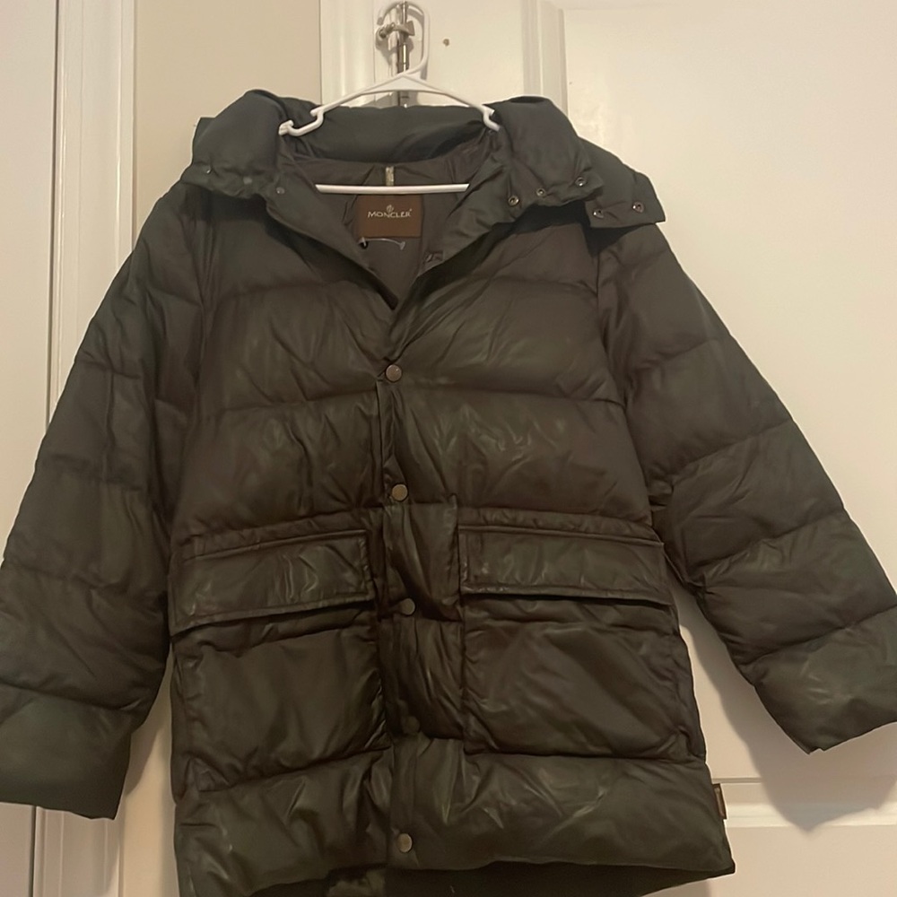 Green Moncler Downjacket